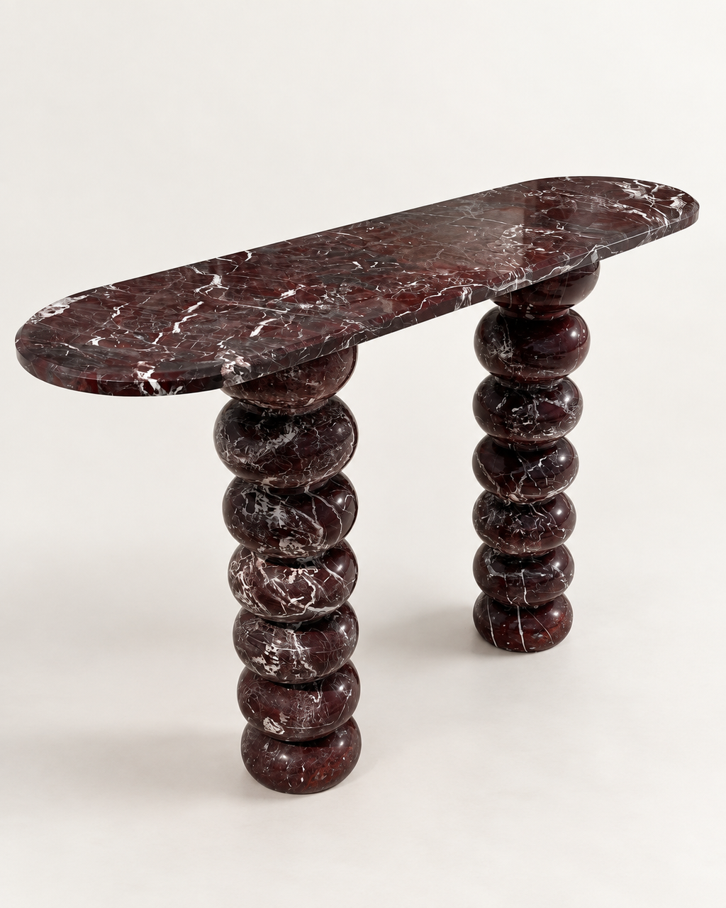 Nora - Rosso Levanto Sculpturale Consoletafel