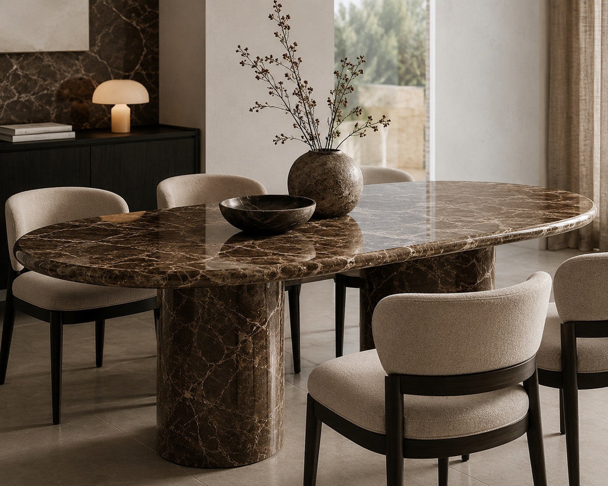 Afyra maatwerk marmeren tafel