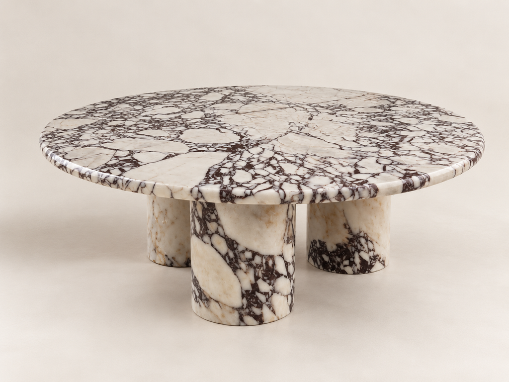 Alba - Ronde Afyra Violet Salontafel