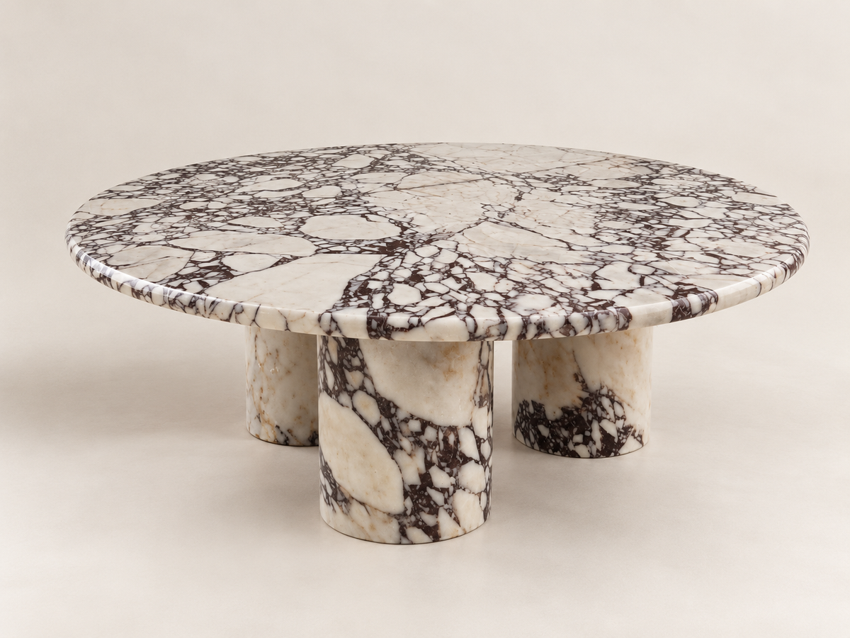 Alba - Ronde Afyra Violet Salontafel