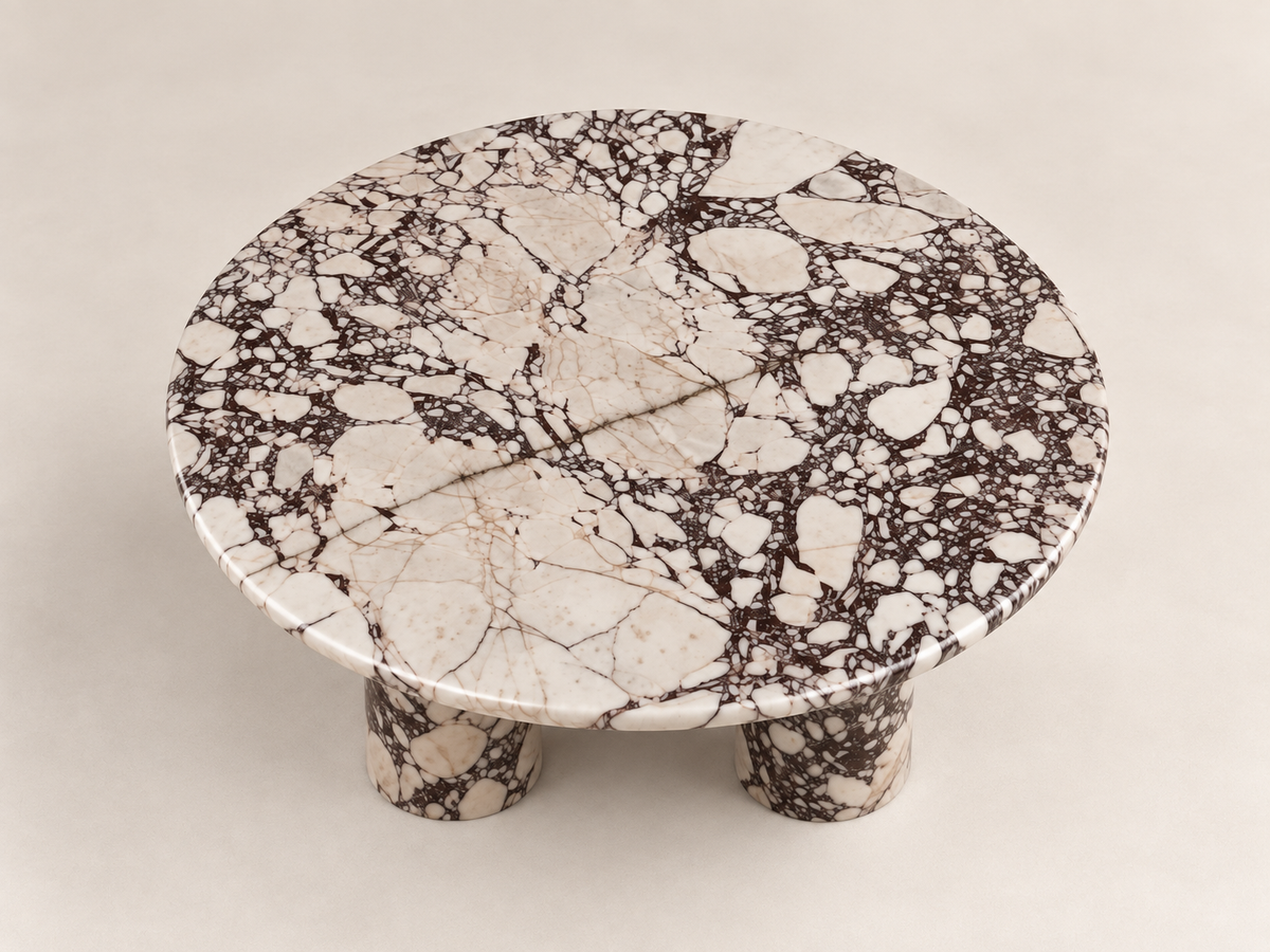 Alba - Ronde Afyra Violet Salontafel