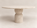 Aurea – Ronde Travertin Eettafel