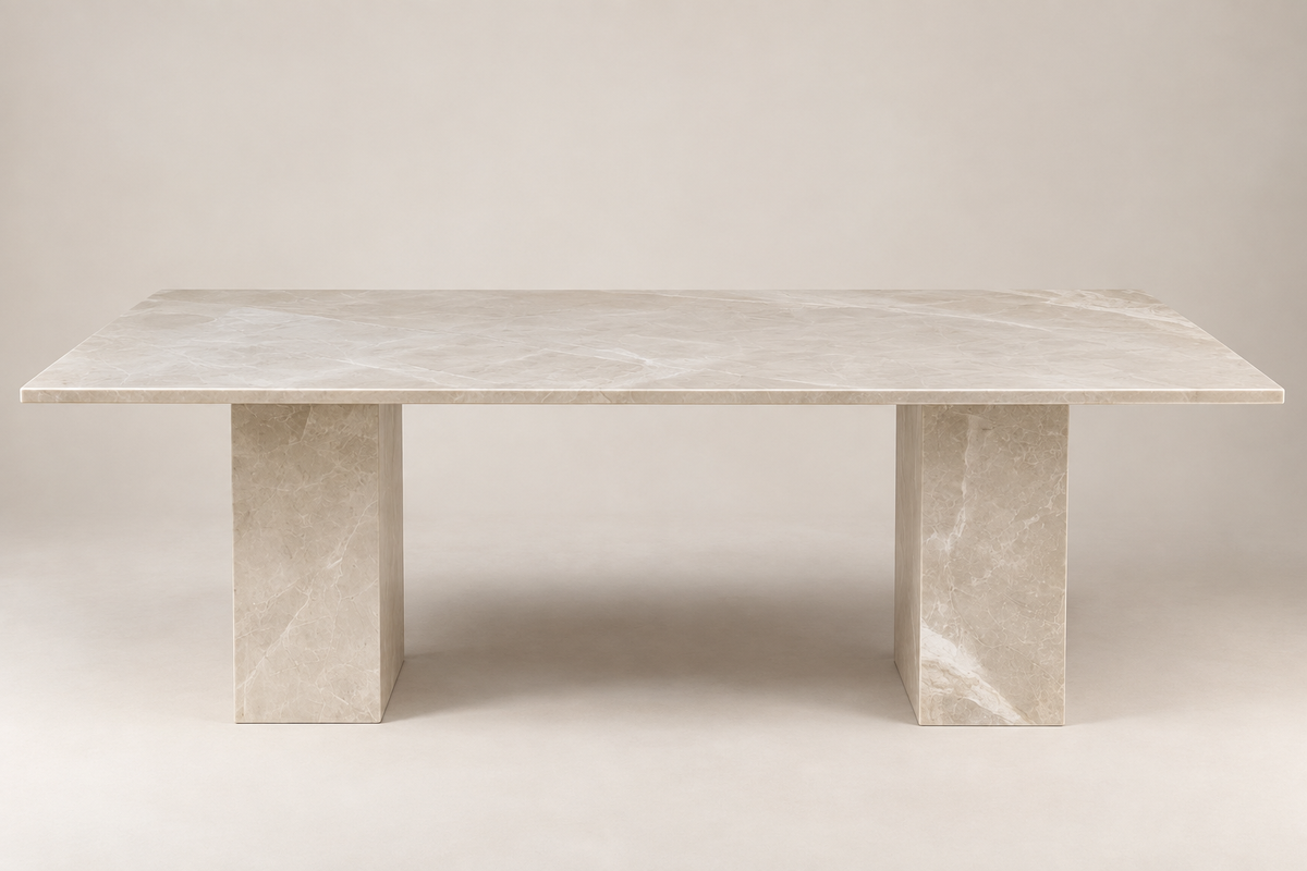 Solenne - Crema Marfil Rechthoekige Eettafel